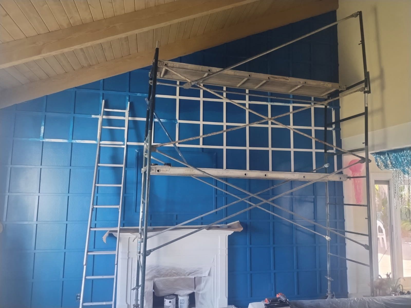Stunning Living Room Transformation in Progress